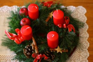 In Germany and Central Europe, the focus is on timeless, reusable pieces like Advent wreaths and wooden Christmas pyramids