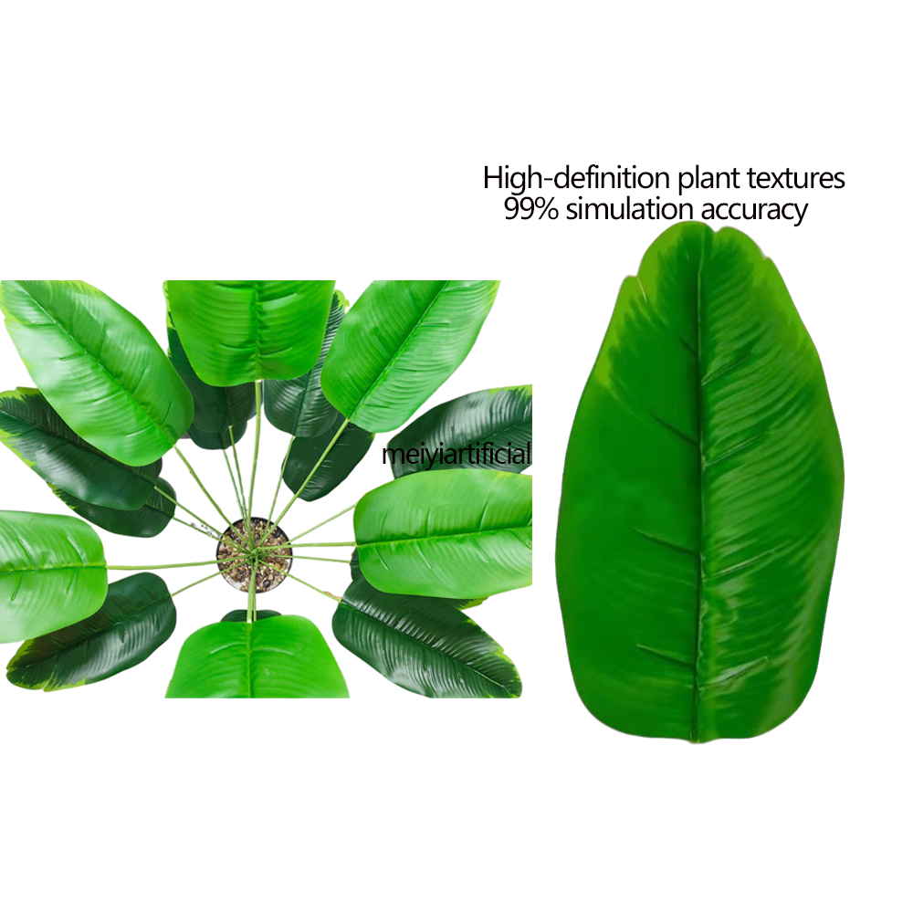 65cm/82cm Artificial Bird of Paradise & Banana Tree With Built-in Adjustable Steel Wire - Realistic Faux Traveler's Palm for Home, Office, Hotel & Cafe Decor 65cm/82cm Artificial Bird of Paradise & Banana Tree With Built-in Adjustable Steel Wire - Realistic Faux Traveler's Palm for Home, Office, Hotel & Cafe Decor