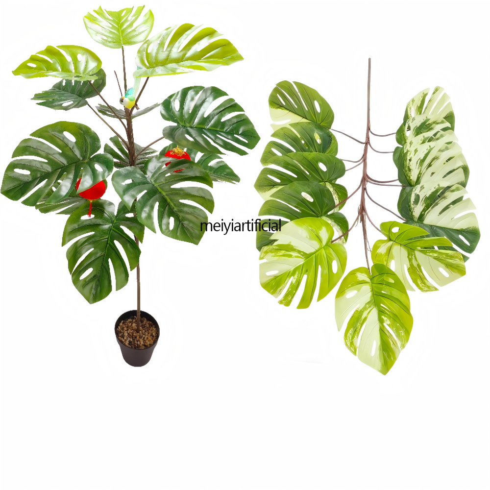 1.2m / 3.94 ft artificial monstera deliciosa plant realistic nordic style decor 1.2m / 3.94 ft artificial monstera deliciosa plant realistic nordic style decor