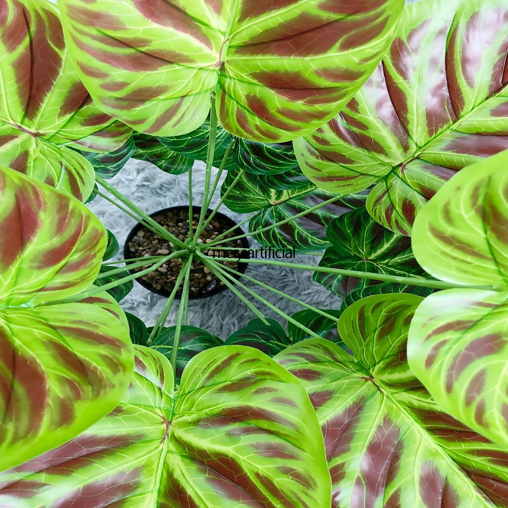 large artificial palm vine 105cm plant with realistic rubber leaves potted large artificial palm vine 105cm plant with realistic rubber leaves potted