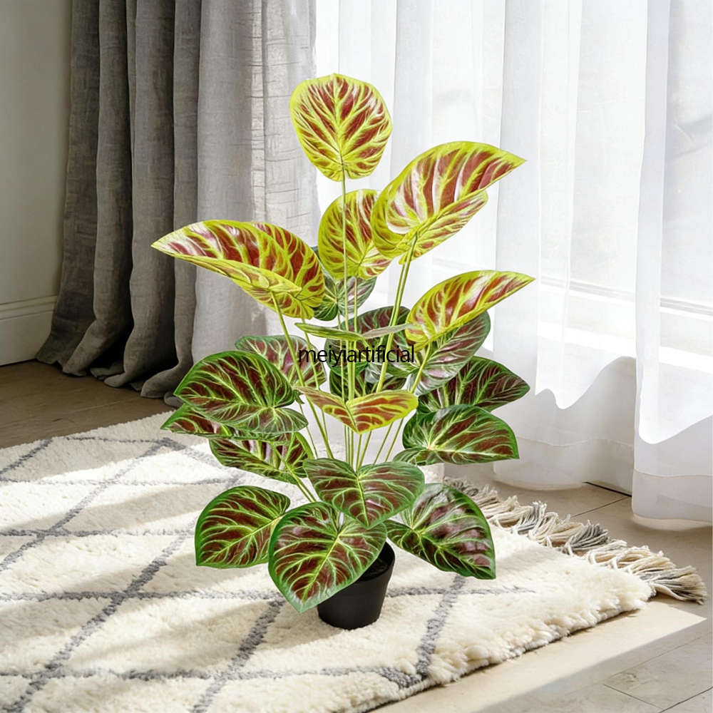 large artificial palm vine 105cm plant with realistic rubber leaves potted large artificial palm vine 105cm plant with realistic rubber leaves potted