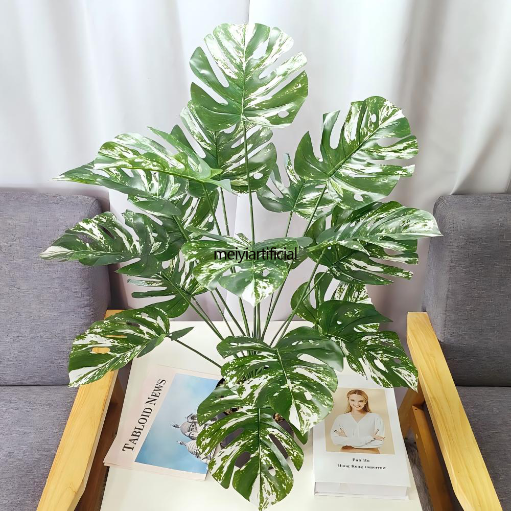 artificial monstera deliciosa plant realistic nordic style decor artificial monstera deliciosa plant realistic nordic style decor