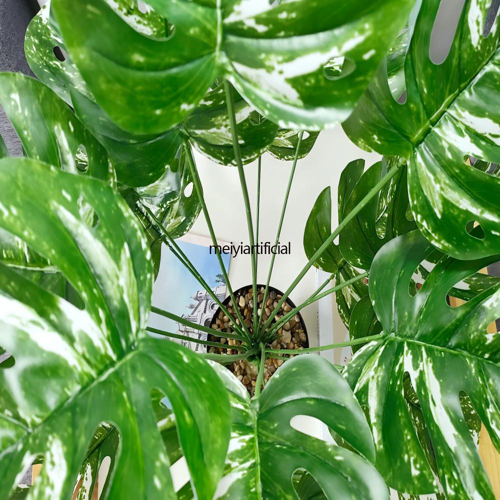 artificial monstera deliciosa plant realistic nordic style decor artificial monstera deliciosa plant realistic nordic style decor