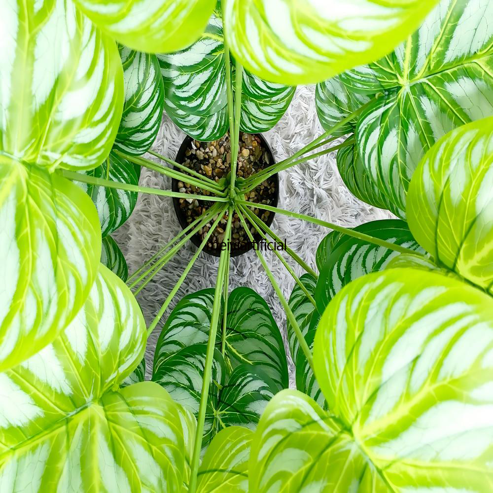 large artificial palm vine 105cm plant with realistic rubber leaves potted large artificial palm vine 105cm plant with realistic rubber leaves potted