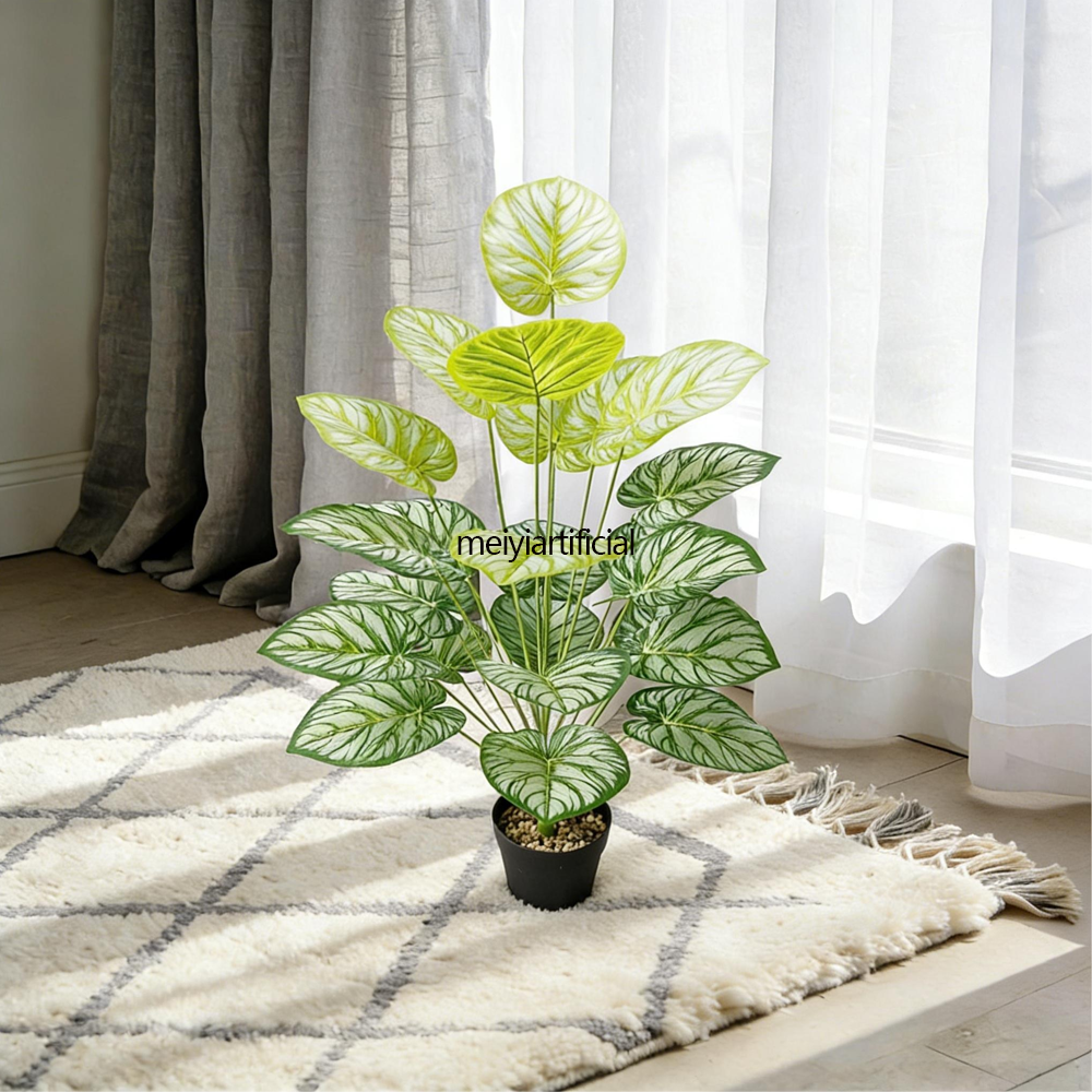 large artificial palm vine 105cm plant with realistic rubber leaves potted large artificial palm vine 105cm plant with realistic rubber leaves potted