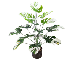 artificial monstera deliciosa plant realistic nordic style decor