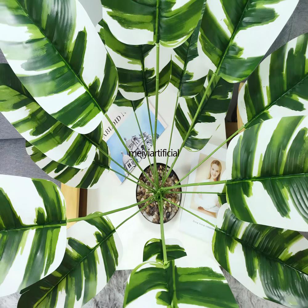 65cm/82cm Artificial Bird of Paradise & Banana Tree With Built-in Adjustable Steel Wire - Realistic Faux Traveler's Palm for Home, Office, Hotel & Cafe Decor 65cm/82cm Artificial Bird of Paradise & Banana Tree With Built-in Adjustable Steel Wire - Realistic Faux Traveler's Palm for Home, Office, Hotel & Cafe Decor