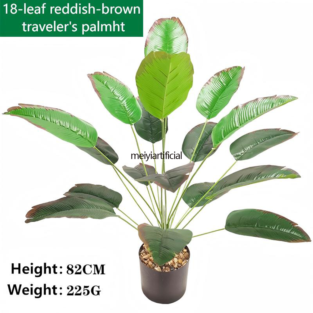 65cm/82cm Artificial Bird of Paradise & Banana Tree With Built-in Adjustable Steel Wire - Realistic Faux Traveler's Palm for Home, Office, Hotel & Cafe Decor 65cm/82cm Artificial Bird of Paradise & Banana Tree With Built-in Adjustable Steel Wire - Realistic Faux Traveler's Palm for Home, Office, Hotel & Cafe Decor - Image 13