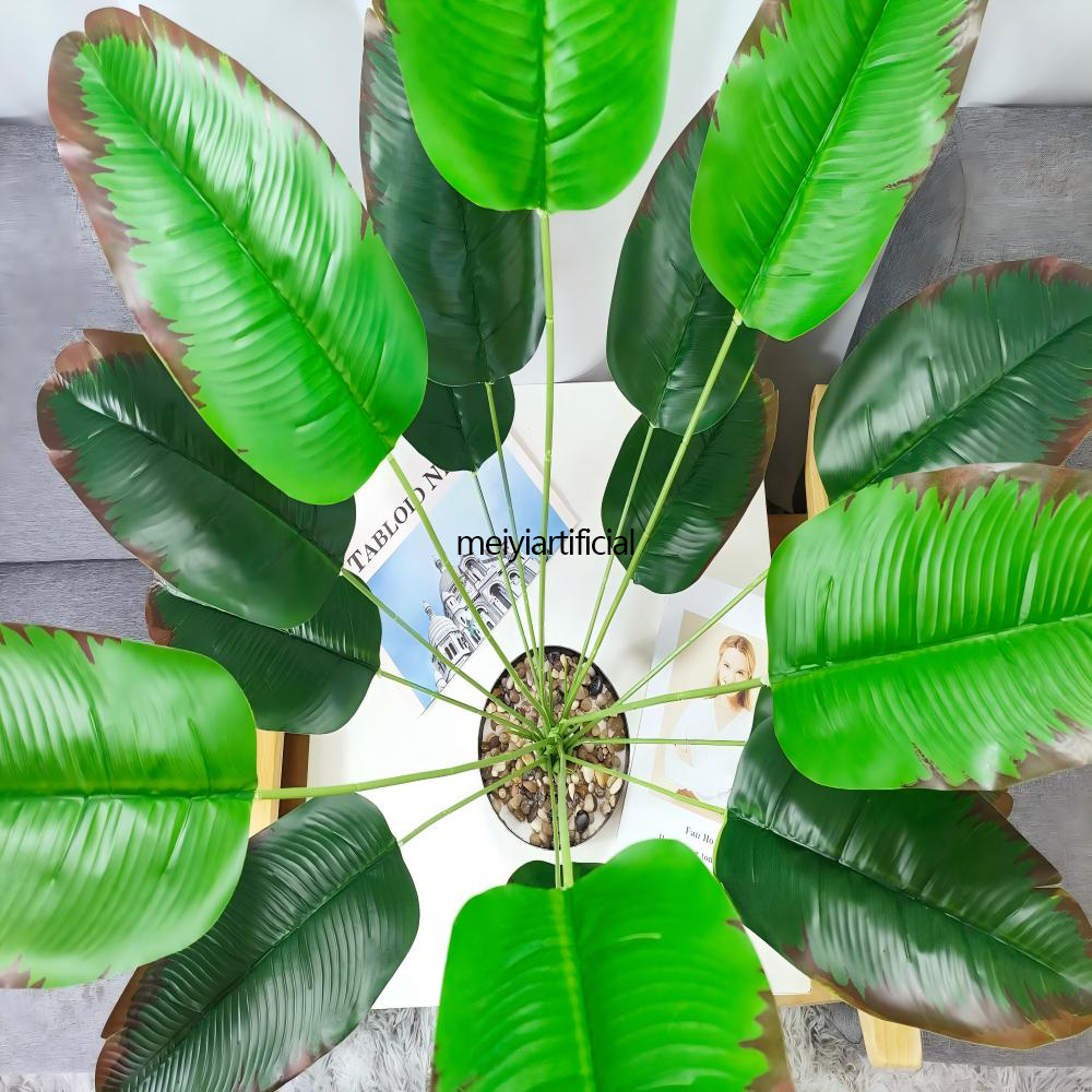 65cm/82cm Artificial Bird of Paradise & Banana Tree With Built-in Adjustable Steel Wire - Realistic Faux Traveler's Palm for Home, Office, Hotel & Cafe Decor 65cm/82cm Artificial Bird of Paradise & Banana Tree With Built-in Adjustable Steel Wire - Realistic Faux Traveler's Palm for Home, Office, Hotel & Cafe Decor