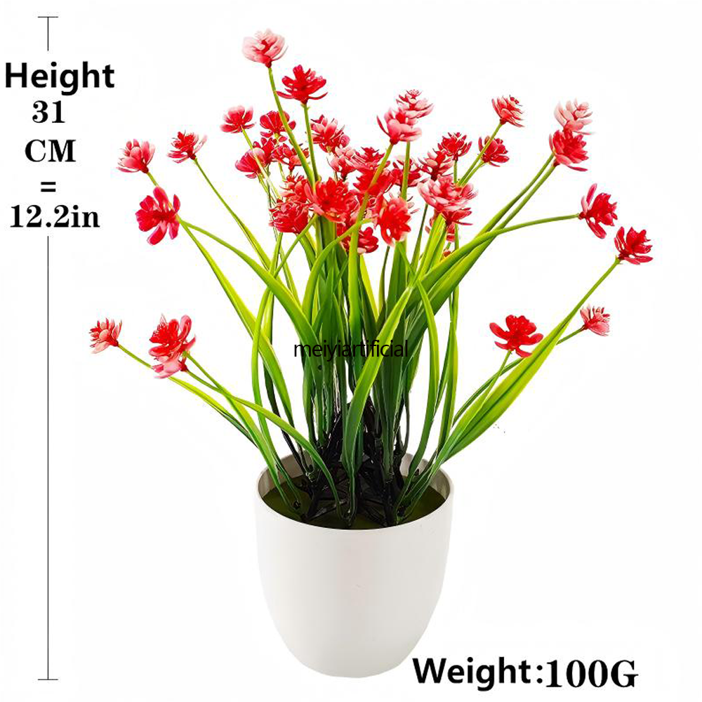 31cm artificial grass with plastic flowers for living room decor 31cm artificial grass with plastic flowers for living room decor