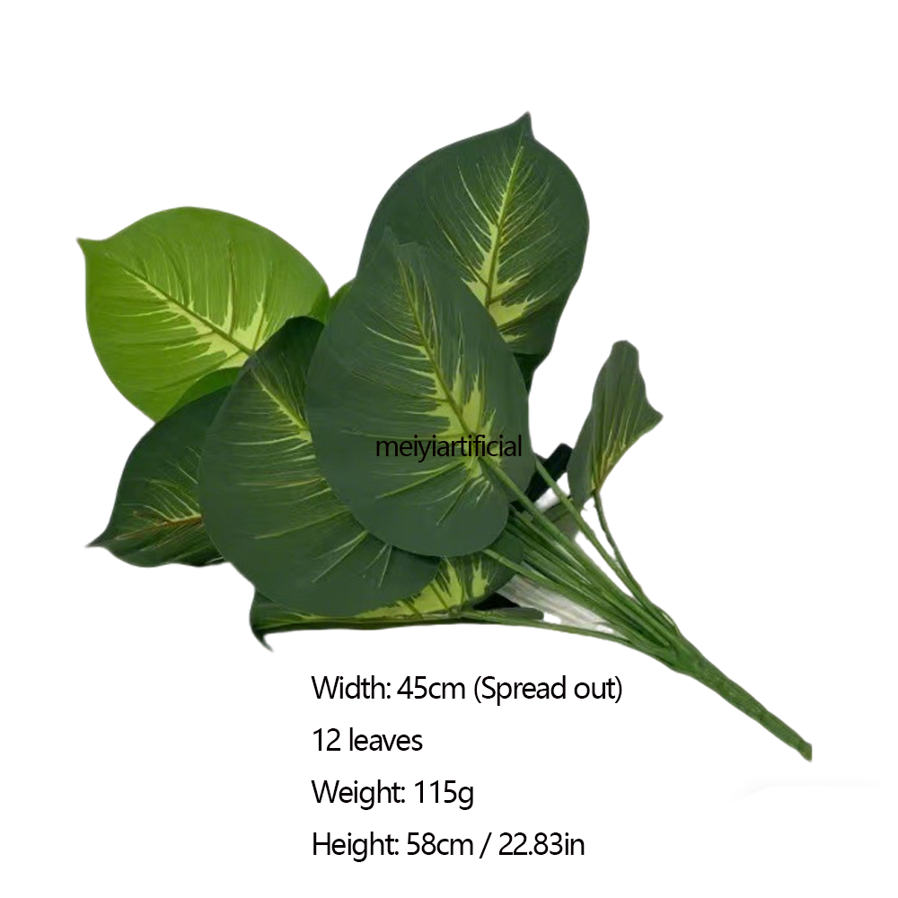 组 3 Artificial Chinese Evergreen Plant (58cm/75cm/85cm) Faux Rohdea Japonica With Built-in Adjustable Steel Wire - Fake Japanese Sacred Lily for Home, Office & Garden - Image 2