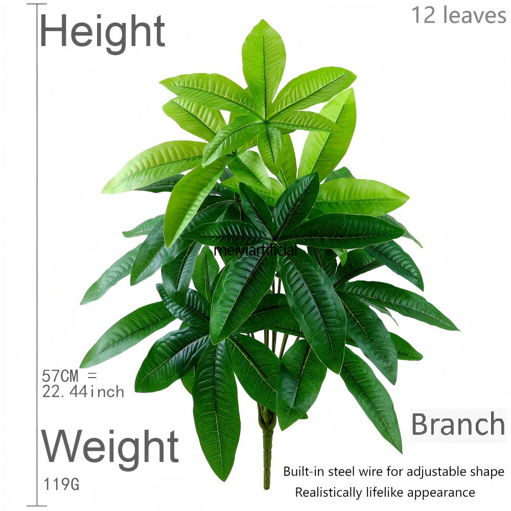 Artificial Pachira Aquatica Money Tree (57cm/73cm/82cm) - Realistic Faux Guiana Chestnut Plant With Built-in Adjustable Steel Wire for Fortune Symbol, Home & Office Decor Artificial Pachira Aquatica Money Tree (57cm/73cm/82cm) - Realistic Faux Guiana Chestnut Plant With Built-in Adjustable Steel Wire for Fortune Symbol, Home & Office Decor