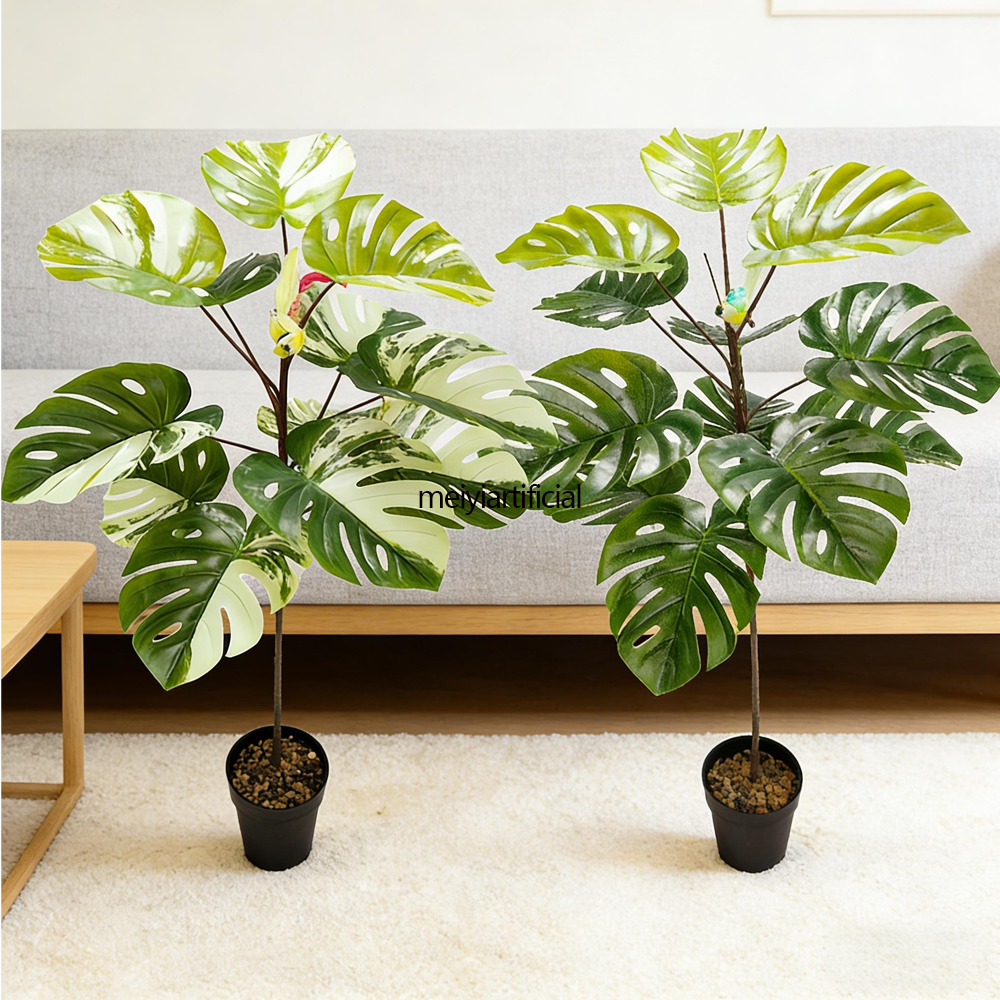 1.2m / 3.94 ft artificial monstera deliciosa plant realistic nordic style decor 1.2m / 3.94 ft artificial monstera deliciosa plant realistic nordic style decor