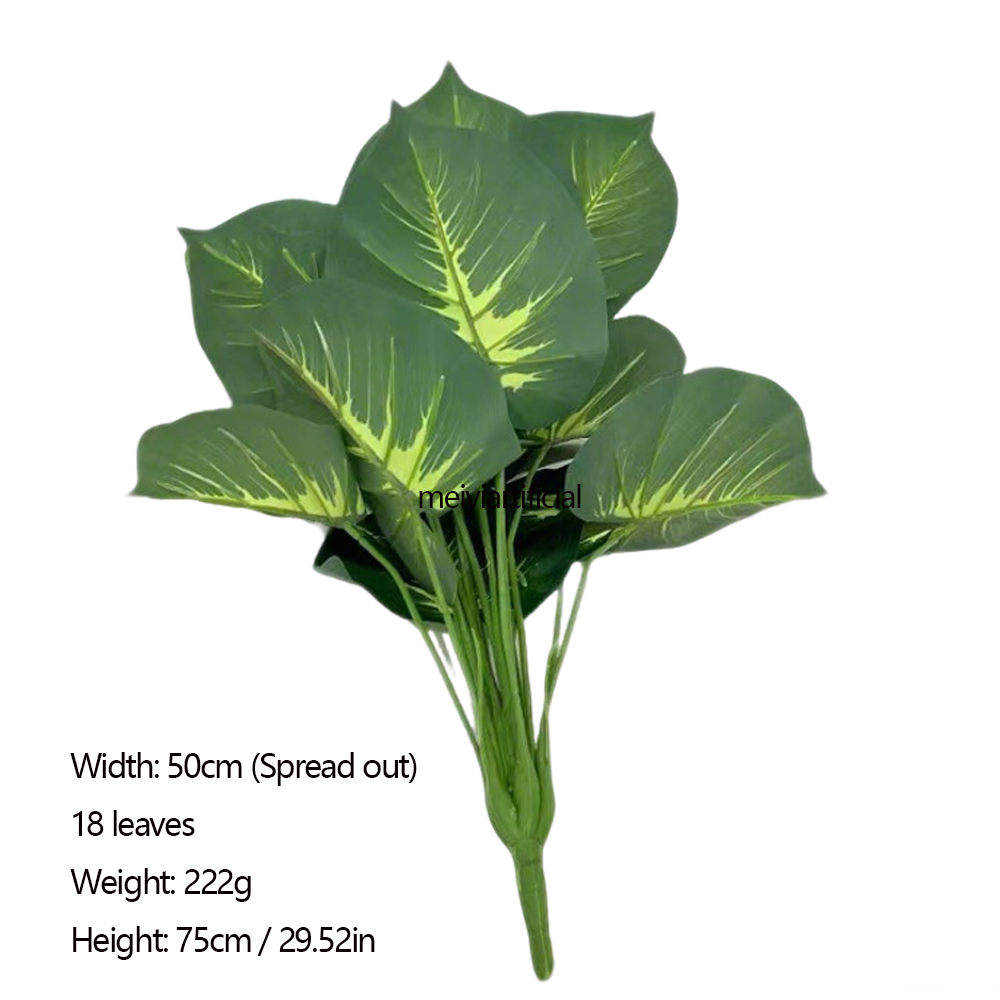 组 4 Artificial Chinese Evergreen Plant (58cm/75cm/85cm) Faux Rohdea Japonica With Built-in Adjustable Steel Wire - Fake Japanese Sacred Lily for Home, Office & Garden - Image 5