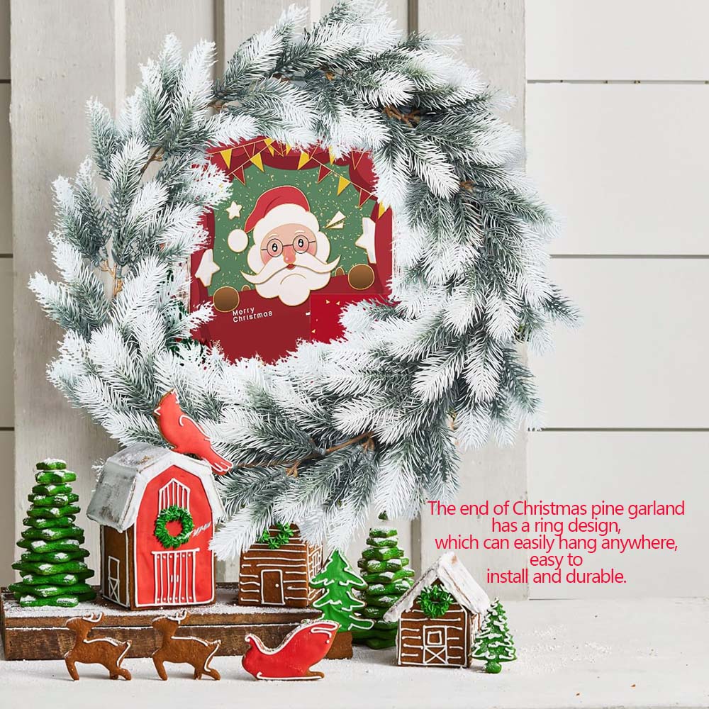 180cm / 70.86 Inch Artificial Christmas Greenery Pine Needle Vine Norfolk Pine Garlands, Encrypted Christmas Artificial Vine Home Decoration Artificial Pine Needle For Fireplace, Dining Table, Stair Railings, Railings, Fences, Walls, Door, Windows, Arch, and Arches 180cm / 70.86 Inch Artificial Christmas Greenery Pine Needle Vine Norfolk Pine Garlands, Encrypted Christmas Artificial Vine Home Decoration Artificial Pine Needle For Fireplace, Dining Table, Stair Railings, Railings, Fences, Walls, Door, Windows, Arch, and Arches
