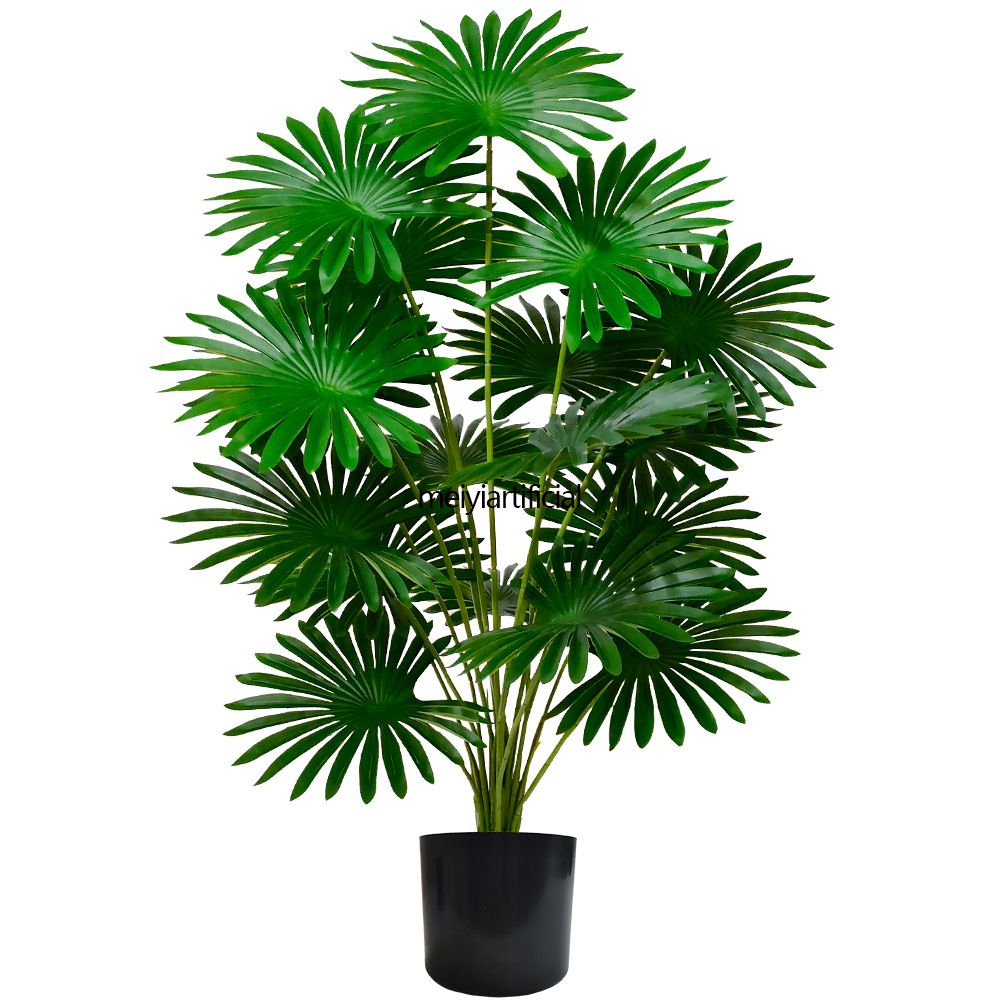 组 5 Faux Palm Tree (70cm/80cm) Artificial With Built-in Adjustable Wire - Real Bark Design, Large Floor Potted Plant for Living Room & Garden - Image 7