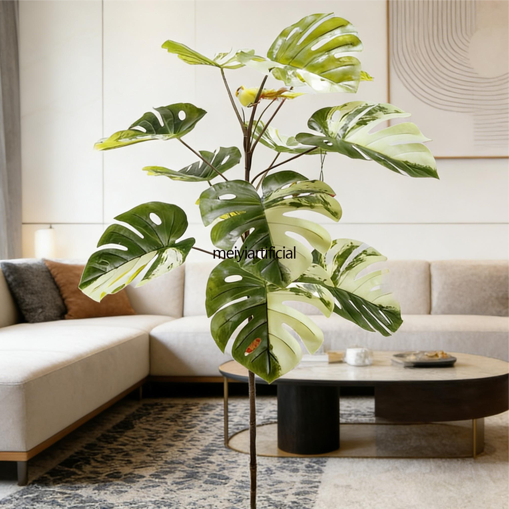 1.2m / 3.94 ft artificial monstera deliciosa plant realistic nordic style decor 1.2m / 3.94 ft artificial monstera deliciosa plant realistic nordic style decor