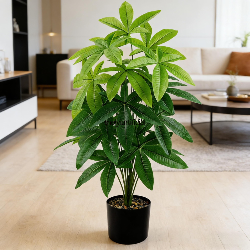 Artificial Pachira Aquatica Money Tree (57cm/73cm/82cm) - Realistic Faux Guiana Chestnut Plant With Built-in Adjustable Steel Wire for Fortune Symbol, Home & Office Decor Artificial Pachira Aquatica Money Tree (57cm/73cm/82cm) - Realistic Faux Guiana Chestnut Plant With Built-in Adjustable Steel Wire for Fortune Symbol, Home & Office Decor