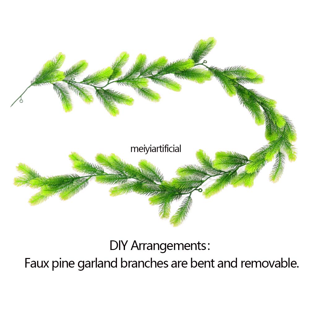 180cm / 70.86 Inch Artificial Christmas Greenery Pine Needle Vine Norfolk Pine Garlands, Encrypted Christmas Artificial Vine Home Decoration Artificial Pine Needle For Fireplace, Dining Table, Stair Railings, Railings, Fences, Walls, Door, Windows, Arch, and Arches 180cm / 70.86 Inch Artificial Christmas Greenery Pine Needle Vine Norfolk Pine Garlands, Encrypted Christmas Artificial Vine Home Decoration Artificial Pine Needle For Fireplace, Dining Table, Stair Railings, Railings, Fences, Walls, Door, Windows, Arch, and Arches