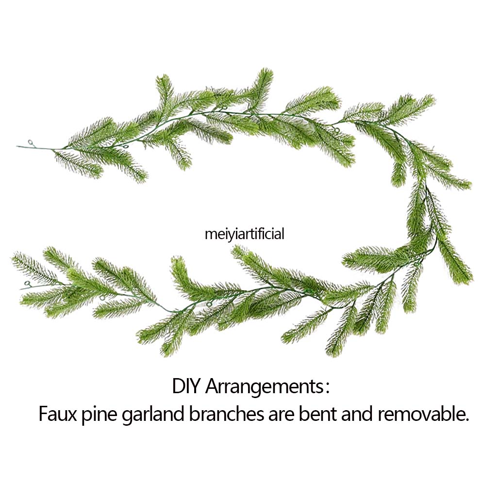 180cm / 70.86 Inch Artificial Christmas Greenery Pine Needle Vine Norfolk Pine Garlands, Encrypted Christmas Artificial Vine Home Decoration Artificial Pine Needle For Fireplace, Dining Table, Stair Railings, Railings, Fences, Walls, Door, Windows, Arch, and Arches 180cm / 70.86 Inch Artificial Christmas Greenery Pine Needle Vine Norfolk Pine Garlands, Encrypted Christmas Artificial Vine Home Decoration Artificial Pine Needle For Fireplace, Dining Table, Stair Railings, Railings, Fences, Walls, Door, Windows, Arch, and Arches