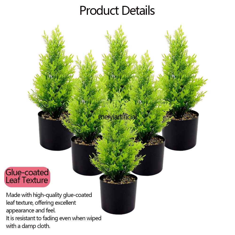 Artificial Christmas Cypress Topiary Pine Tree, Artificial Green Plant Potted Plant, Artificial Pine and Cypress Leaf Greenery Decoration Ornament, Outd oor Faux Shrubs with UV Resistant, Lasting Evergreen Bushes Push in Ground Plants for Front Porch (No Ground Spike Version 45cm /17.71 Inch) (Ground Spike Version 53cm / 20.86 Inch ) Artificial Christmas Cypress Topiary Pine Tree, Artificial Green Plant Potted Plant, Artificial Pine and Cypress Leaf Greenery Decoration Ornament, Outd oor Faux Shrubs with UV Resistant, Lasting Evergreen Bushes Push in Ground Plants for Front Porch (No Ground Spike Version 45cm /17.71 Inch) (Ground Spike Version 53cm / 20.86 Inch )