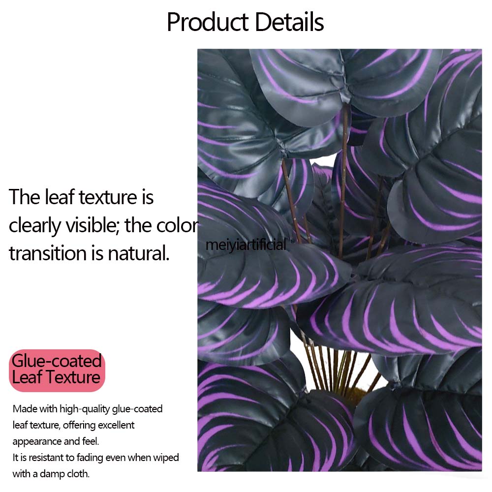 Dark-themed Artificial Violets Halloween Christmas Gift Faux Violets Fake Potted Green Plants, Dark-themed Artificial Flowers for Halloween and Christmas, Suitable for Home and Living Room Decorations, (57cm / 22.44 Inch, 12 Leaves), (75cm / 29.52 Inch, 18 leaves), (85cm / 33.46in, 24 Leaves) Dark-themed Artificial Violets Halloween Christmas Gift Faux Violets Fake Potted Green Plants, Dark-themed Artificial Flowers for Halloween and Christmas, Suitable for Home and Living Room Decorations, (57cm / 22.44 Inch, 12 Leaves), (75cm / 29.52 Inch, 18 leaves), (85cm / 33.46in, 24 Leaves)