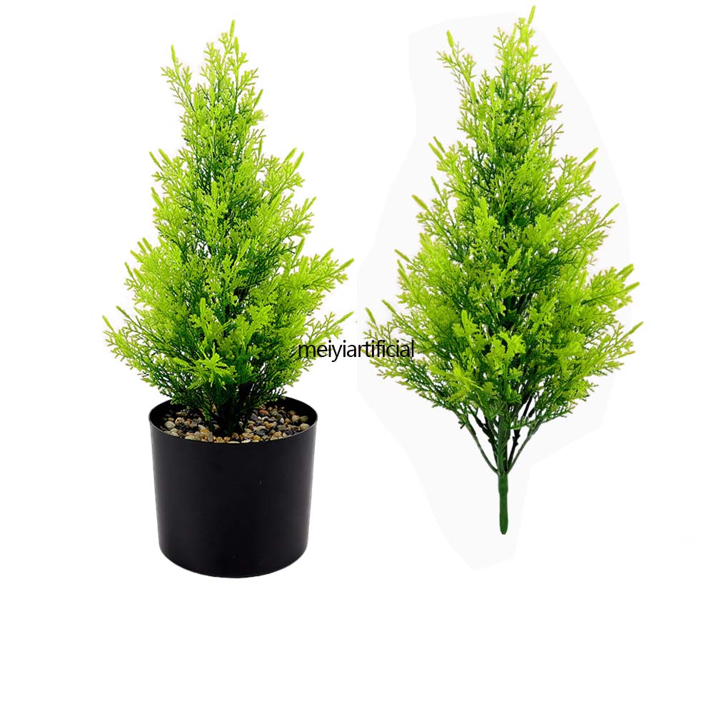 Artificial Christmas Cypress Topiary Pine Tree, Artificial Green Plant Potted Plant, Artificial Pine and Cypress Leaf Greenery Decoration Ornament, Outd oor Faux Shrubs with UV Resistant, Lasting Evergreen Bushes Push in Ground Plants for Front Porch (No Ground Spike Version 45cm /17.71 Inch) (Ground Spike Version 53cm / 20.86 Inch ) Artificial Christmas Cypress Topiary Pine Tree, Artificial Green Plant Potted Plant, Artificial Pine and Cypress Leaf Greenery Decoration Ornament, Outd oor Faux Shrubs with UV Resistant, Lasting Evergreen Bushes Push in Ground Plants for Front Porch (No Ground Spike Version 45cm /17.71 Inch) (Ground Spike Version 53cm / 20.86 Inch )