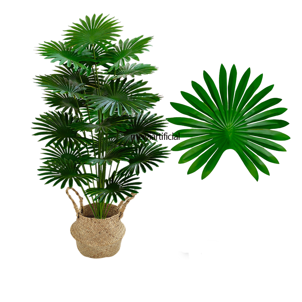 组1 Faux Palm Tree (70cm/80cm) Artificial With Built-in Adjustable Wire - Real Bark Design, Large Floor Potted Plant for Living Room & Garden - Image 8