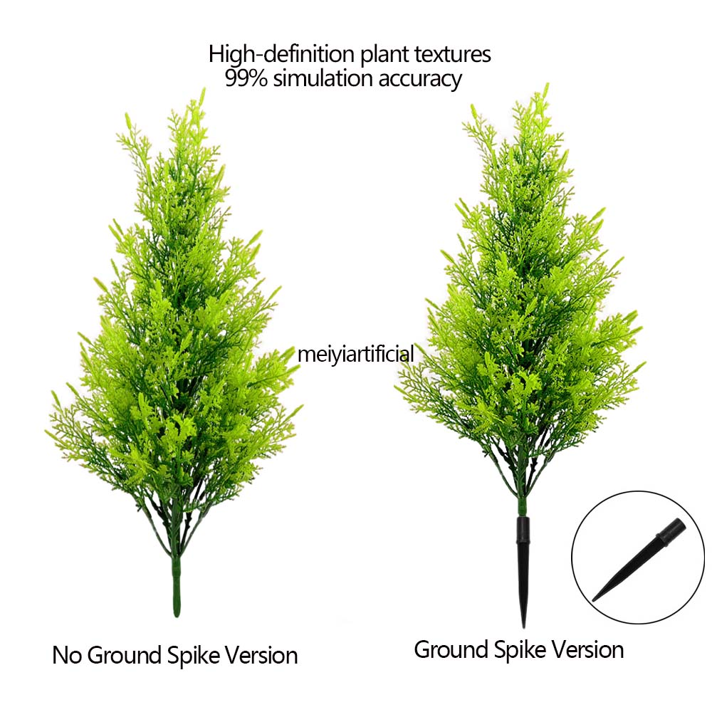 Artificial Christmas Cypress Topiary Pine Tree, Artificial Green Plant Potted Plant, Artificial Pine and Cypress Leaf Greenery Decoration Ornament, Outd oor Faux Shrubs with UV Resistant, Lasting Evergreen Bushes Push in Ground Plants for Front Porch (No Ground Spike Version 45cm /17.71 Inch) (Ground Spike Version 53cm / 20.86 Inch ) Artificial Christmas Cypress Topiary Pine Tree, Artificial Green Plant Potted Plant, Artificial Pine and Cypress Leaf Greenery Decoration Ornament, Outd oor Faux Shrubs with UV Resistant, Lasting Evergreen Bushes Push in Ground Plants for Front Porch (No Ground Spike Version 45cm /17.71 Inch) (Ground Spike Version 53cm / 20.86 Inch )