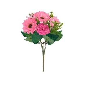 31cm artificial sunflower bouquets for diy and wedding decor (复制)