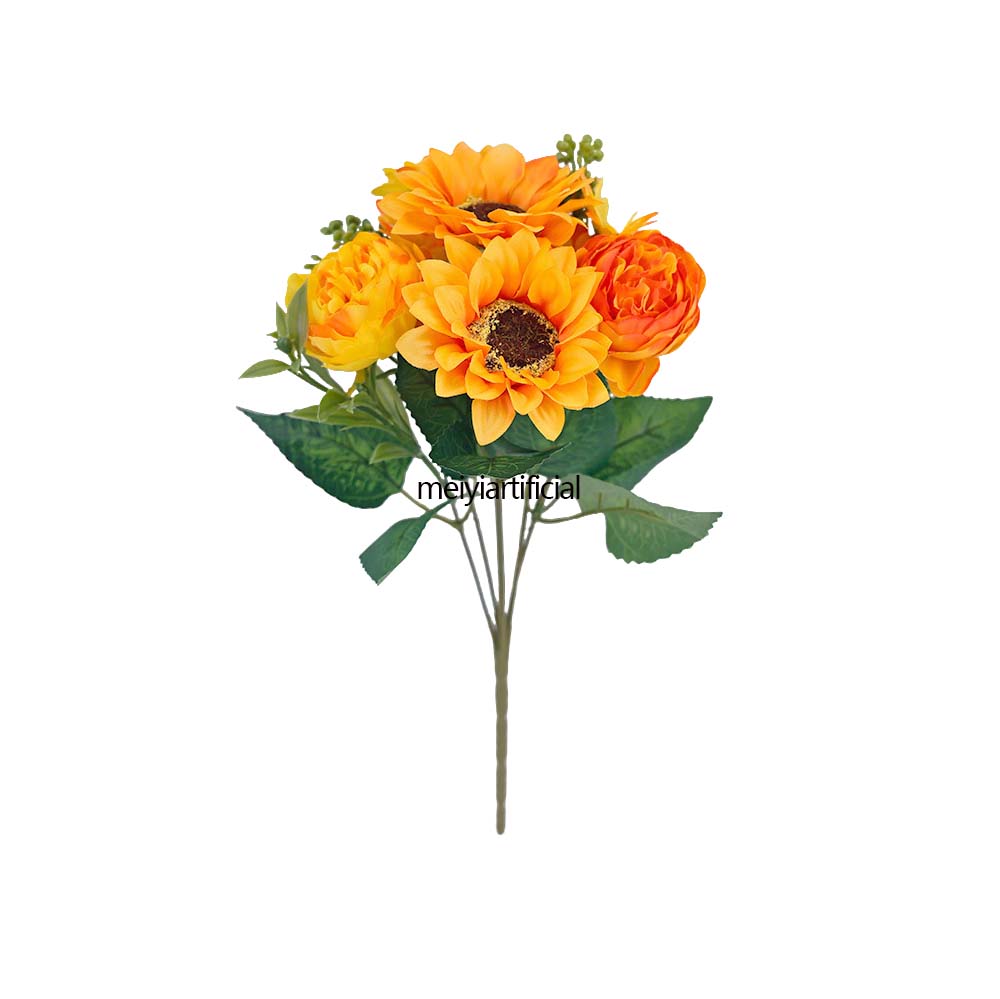 31cm artificial sunflower bouquets for diy and wedding decor (复制) 31cm artificial sunflower bouquets for diy and wedding decor (复制)