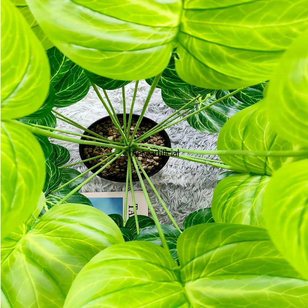 large artificial palm vine 105cm plant with realistic rubber leaves potted large artificial palm vine 105cm plant with realistic rubber leaves potted