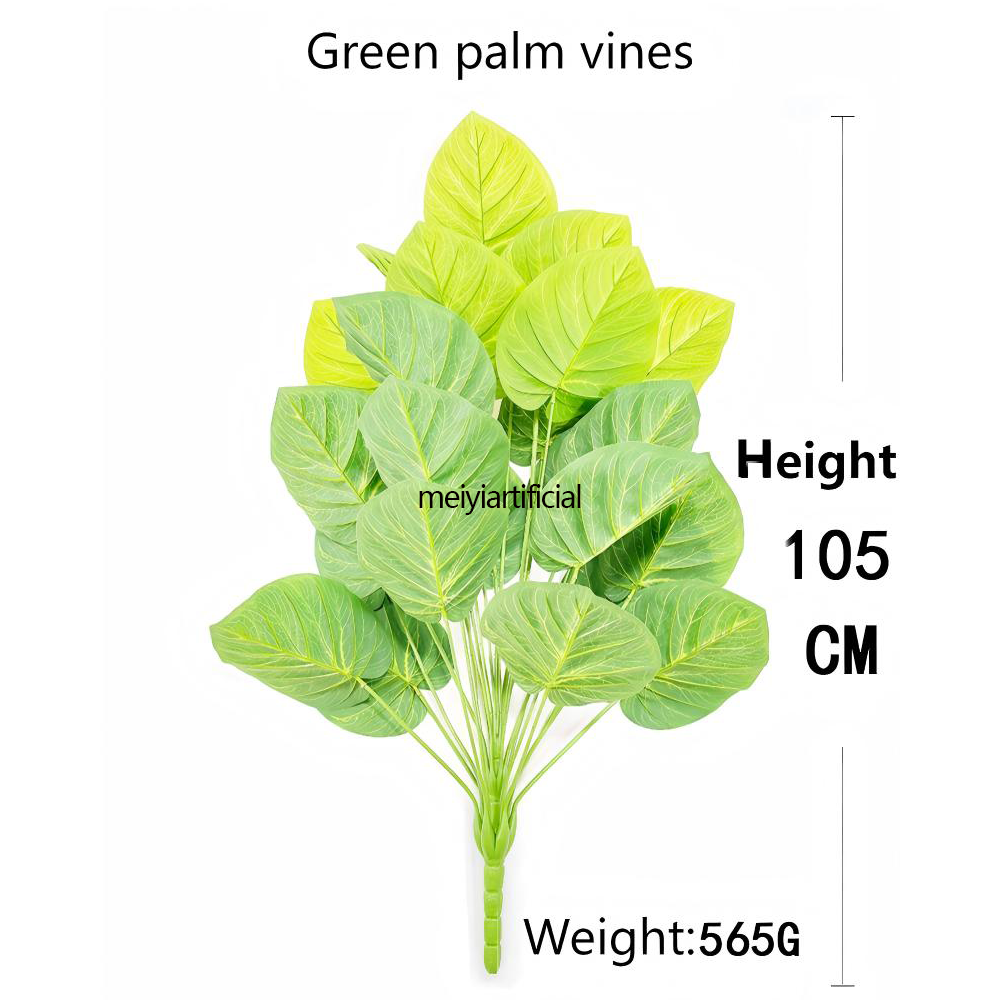 large artificial palm vine 105cm plant with realistic rubber leaves potted large artificial palm vine 105cm plant with realistic rubber leaves potted