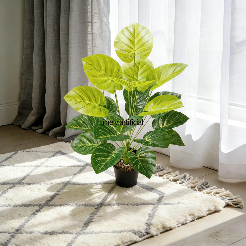 large artificial palm vine 105cm plant with realistic rubber leaves potted large artificial palm vine 105cm plant with realistic rubber leaves potted