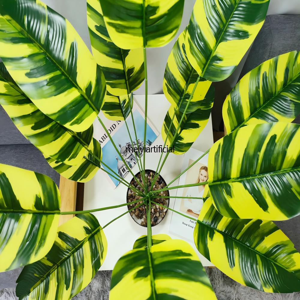 65cm/82cm Artificial Bird of Paradise & Banana Tree With Built-in Adjustable Steel Wire - Realistic Faux Traveler's Palm for Home, Office, Hotel & Cafe Decor 65cm/82cm Artificial Bird of Paradise & Banana Tree With Built-in Adjustable Steel Wire - Realistic Faux Traveler's Palm for Home, Office, Hotel & Cafe Decor