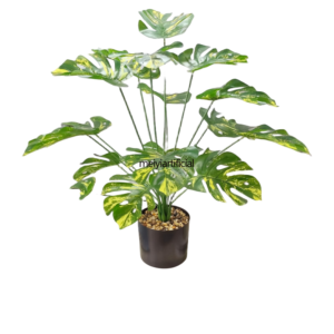 artificial monstera deliciosa plant realistic nordic style decor