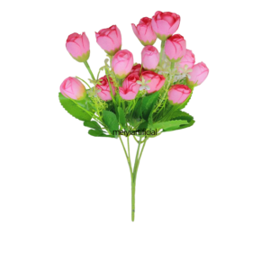 artificial rose bud miniature roses 33cm / 13 inch for home decor