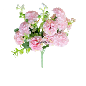 artificial hydrangea bouquet 32cm / 12.60 inch realistic silk flowers for landscaping, wedding decorations (复制)