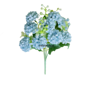 artificial hydrangea bouquet 32cm / 12.60 inch realistic silk flowers for landscaping, wedding decorations (复制)
