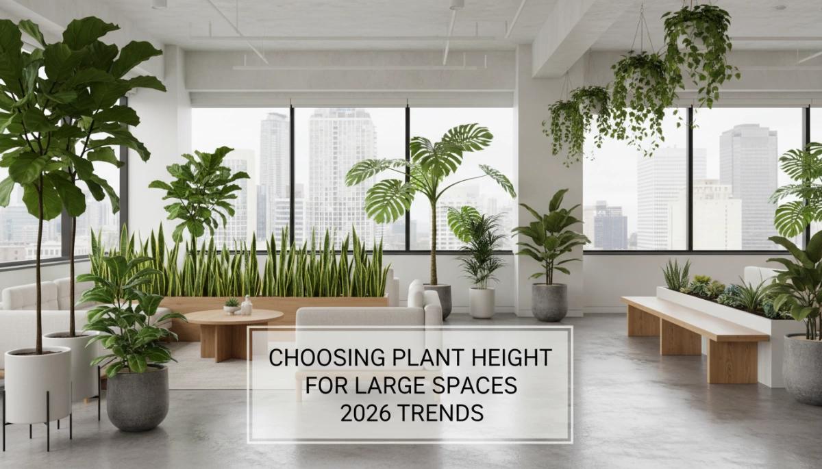 Choosing Plant Height for Large Spaces 2026 Trends